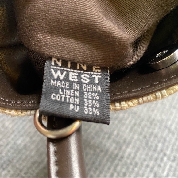 Nine West Handbag with Burlap-Look - Picture 3 of 8